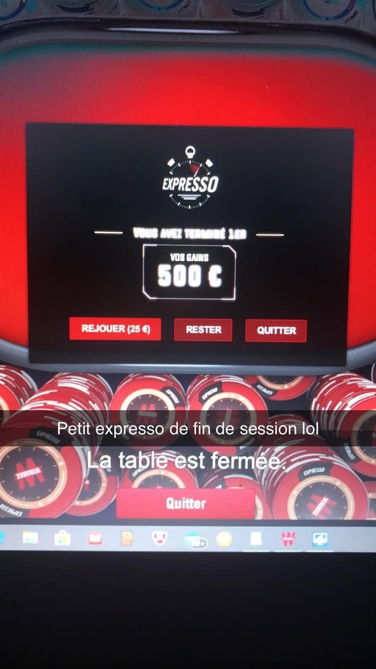 1er Expresso, 500 €