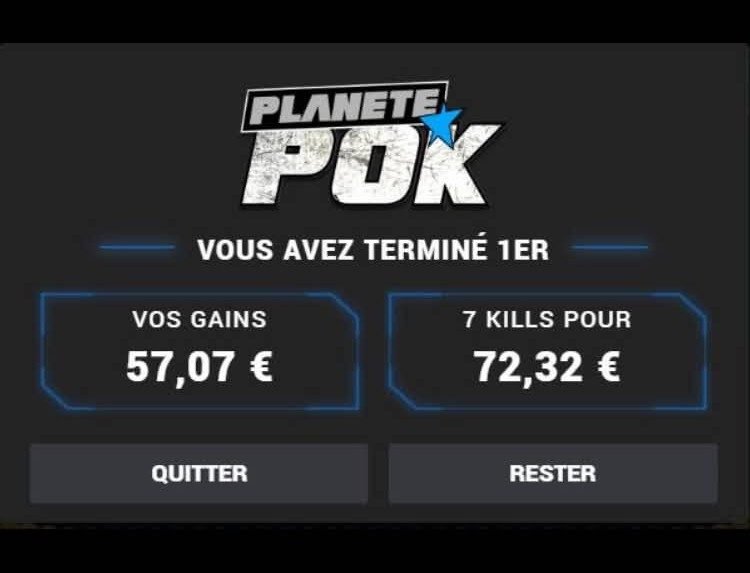1er Planete Pok, 57,07 €