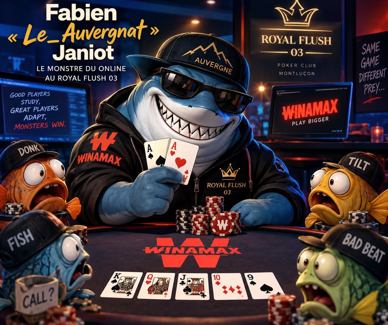 Fabien « Le_Auvergnat » — le shark online du Royal Flush 03 sur Winamax