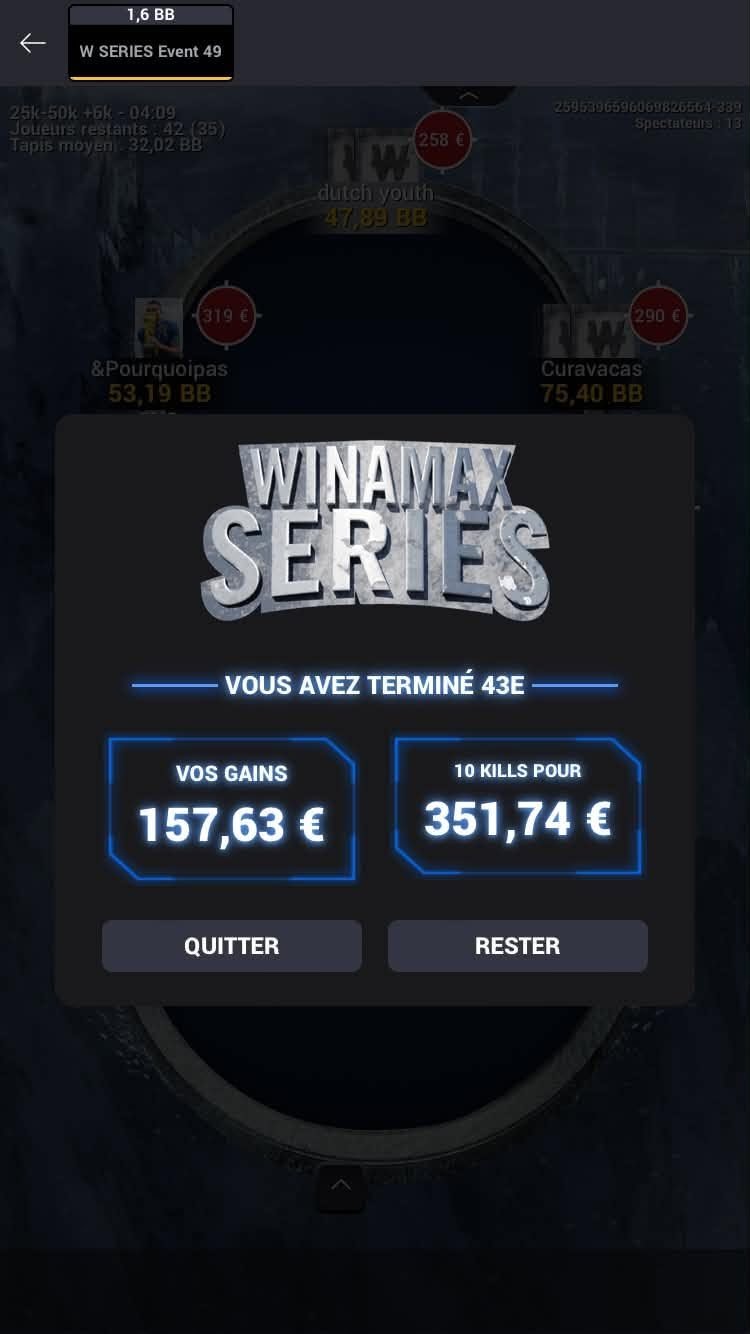 43e W Series Event 49, 157,63 €